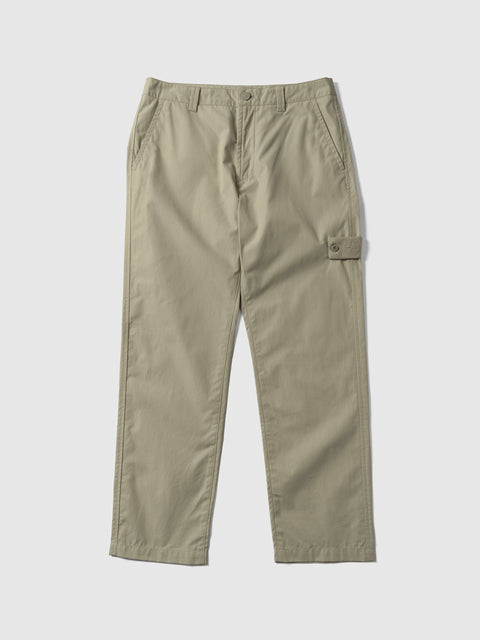 Stone Island Ghost Piece All Weather Cotton Canvas Pant Beige, Pants