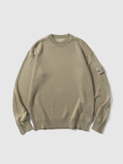 Stone Island Ghost Piece Knit Sweater Beige, Sweaters