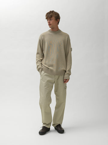 Stone Island Ghost Piece Knit Sweater Beige, Sweaters