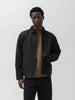 Stone Island Ghost Piece Raw Hand Wool Cotton Gabardine-TC Black, Jackets