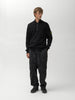 Stone Island LS Knit Polo Black, Polos