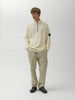 Stone Island LS Knit Polo Ivory, Polos