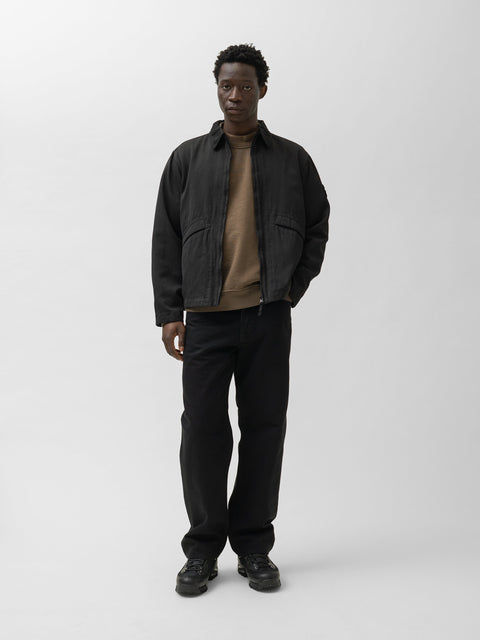 Stone Island Light Bull Denim-TC Loose Pant Black, Pants