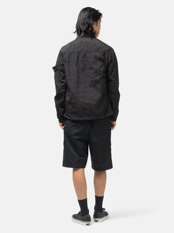 Stone Island Nylon-Taffeta Overshirt Black, Shirts