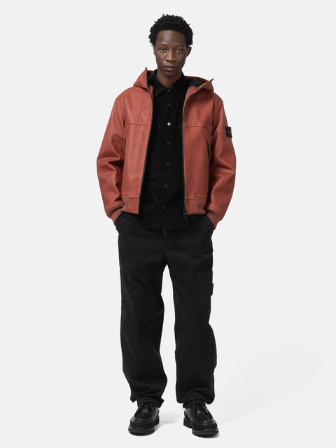 Stone Island Organic Cotton Patch-Pocket Cargo Trouser Black, Pants