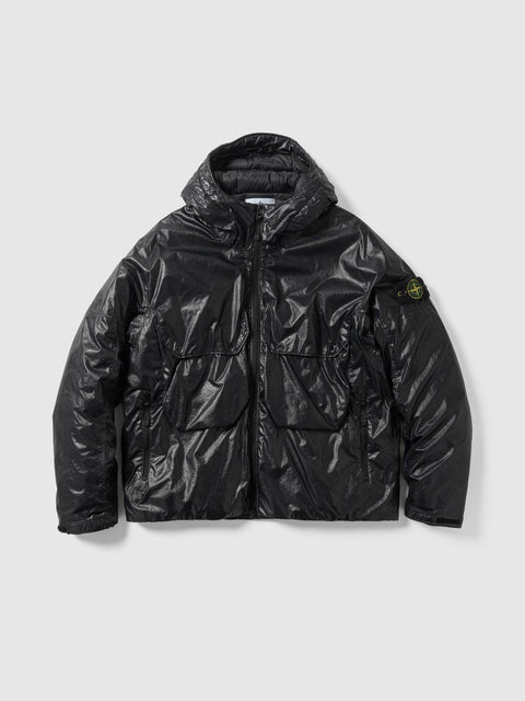 Stone Island Light Nylon 3L-TC Short Parka Black, Jackets