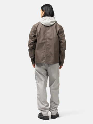 Stone Island Waxed Pigment Cotton Jacket Umber, Jackets