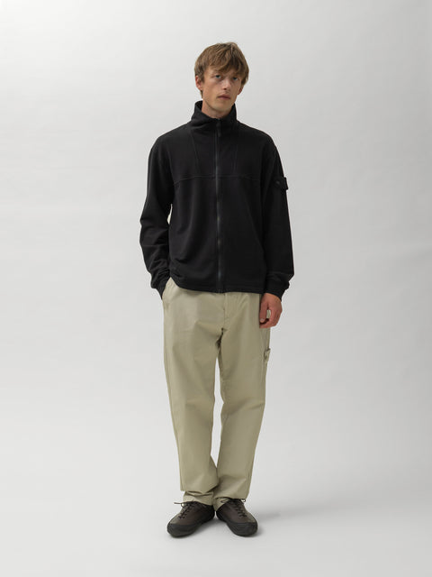 Stone Island Ghost Piece Zip Up Cardigan Black, Shirts