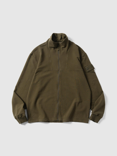 Stone Island Ghost Piece Zip Up Cardigan Military Green, Shirts