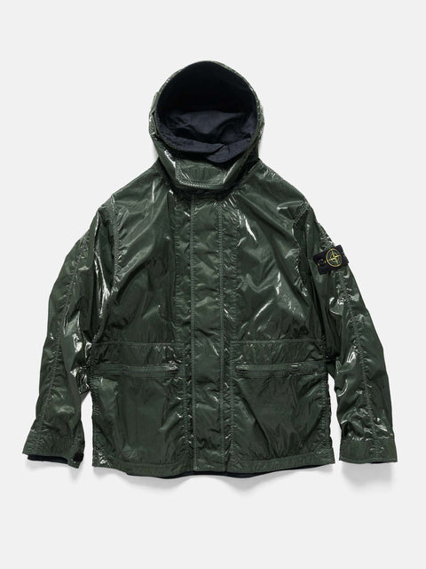 Stone Island x New Balance Nylon Prismatico-TC Hooded Jacket Juniper, Jackets