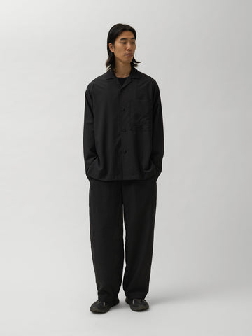 Teatora Open Collar Shirt GG Grid Black, Shirts