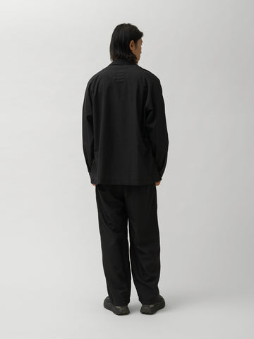 Teatora Open Collar Shirt GG Grid Black, Shirts