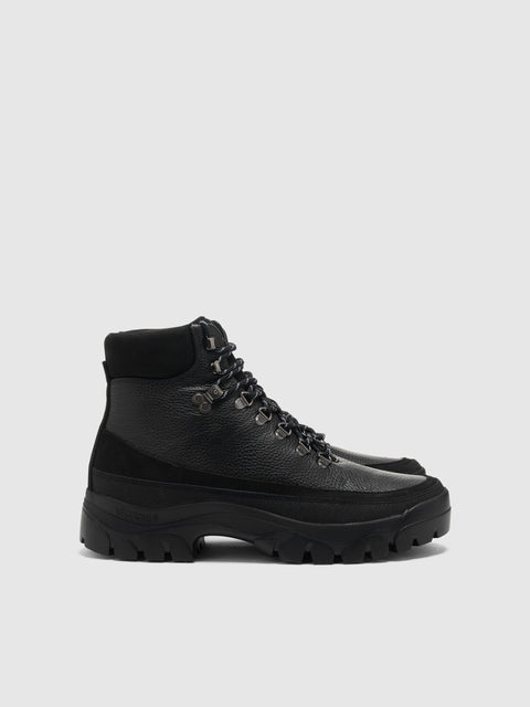 Tarvas Easy Hiker High Leather Black, Boots