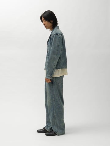 Ulterior Faded Light Denim Work Pants Faded Blue, Jeans