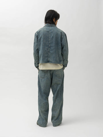 Ulterior Faded Light Denim Work Pants Faded Blue, Jeans
