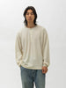 Ulterior W/C Honeycomb HENLEY-NECK Top Ecru, Henley