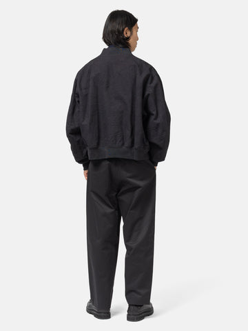 URU Organic Cotton Chino 1 Tuck Pants D. Navy, Pants