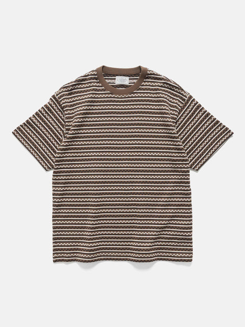 Unlikely Jacquard Knit Tee Brown/Black, T-Shirts