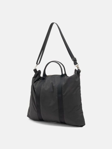 Unlikely "MIL" Helmet Bag Square Black, Shoulder Bags