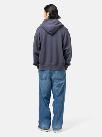 Unlikely Raglan Zip Hoodie Navy, Hoodies