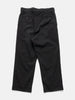 Flat shot of the back of the UNLIKELY Skater's Work Pants in Black in studio