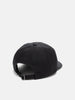 Rear Shot in studio of the UNLIKELY Team Cap in Black with adjustable back strap
