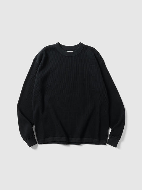 Unlikely Wild Thermal Crew Black, Sweatshirts