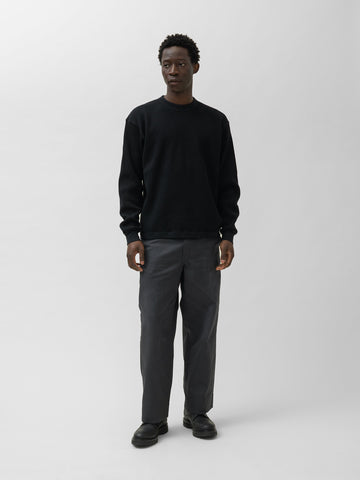 Unlikely Wild Thermal Crew Black, Sweatshirts