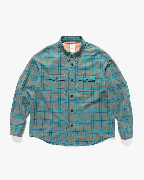 visvim Lumber Check L/S (W/L) Blue, Shirts