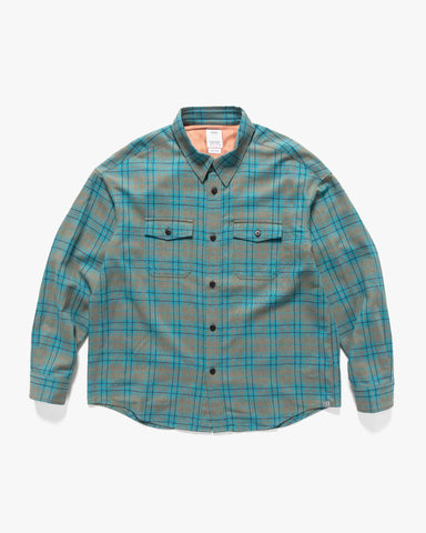 visvim Lumber Check L/S (W/L) Blue, Shirts