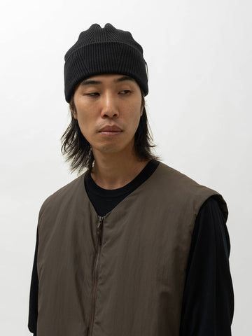 Veilance Conic Wool Toque Black, Beanies