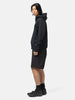 Side shot of the model wearing the Veilance Spere SL Short M Black
