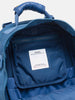 Detail view of the interior of the Visvim Cordura 20L backpack in Blue