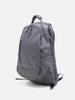 Studio shot of the Visvim Cordura 20L backpack in charcoal.