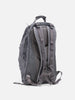 Rear view of the Visvim Cordura 20L backpack in charcoal.