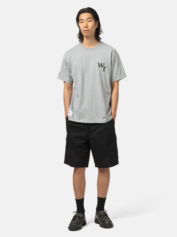 WTAPS Academy / SS / Cotton	 Ash Gray, T-Shirts