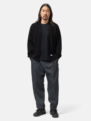 WTAPS Palmer / Sweater / Cotton Black, Cardigans
