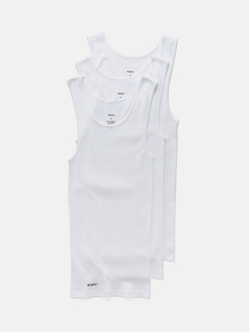 WTAPS Skivvies Tank White, T-Shirts
