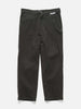 Flat shot of the WTAPS WRKT2001 / Trousers / Cotton. Twill Charcoal