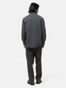 Back shot of the model wearing the WTAPS WRKT2001 / Trousers / Cotton. Twill Charcoal
