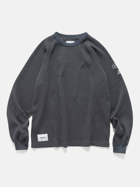 WTAPS Waffle / LS / Poly Gray, Sweaters