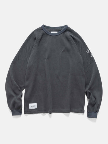 WTAPS Waffle / LS / Poly Gray, Sweaters