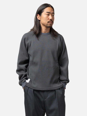 WTAPS Waffle / LS / Poly Gray, Sweaters