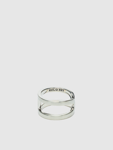 XOLO Jewelry H Ring with Hair Line, Jewelry