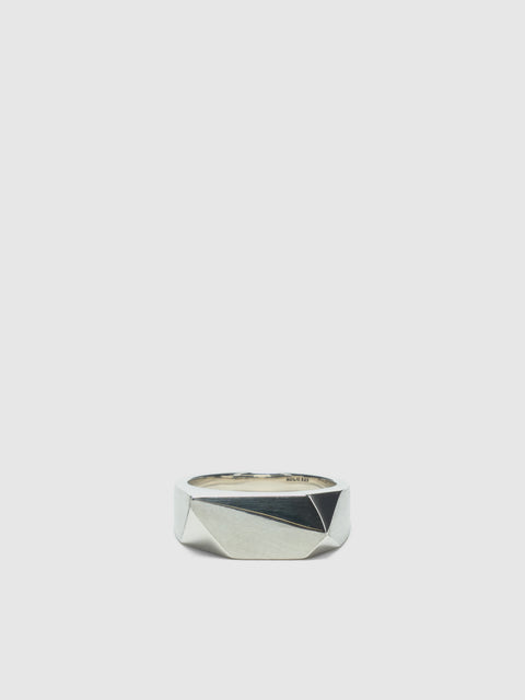 XOLO Jewelry Pentagon Ring with Hair Line, Jewelry