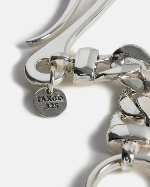 XOLO JEWELRY Key Hook with Basic Link Silver, Keychains