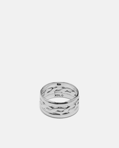 XOLO JEWELRY Scroll Ring Silver, Rings