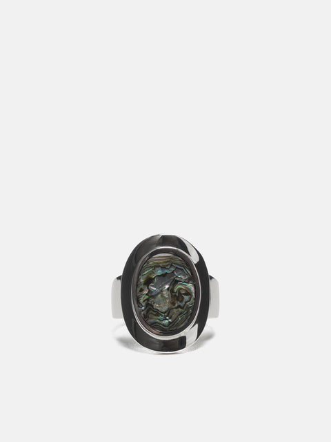 XOLO JEWELRY Amulet Ring with Abalone, Rings