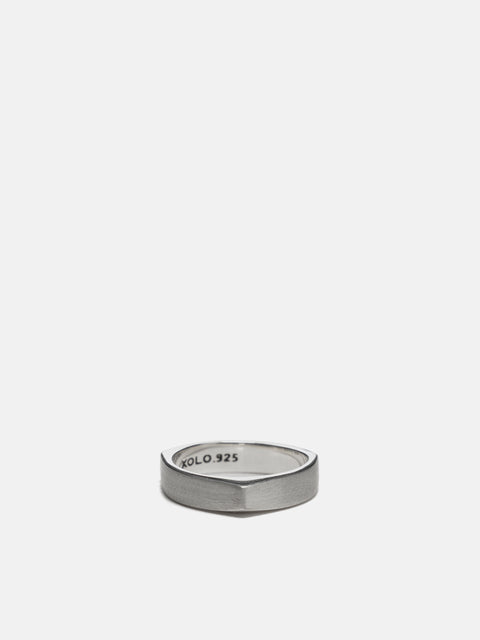 XOLO JEWELRY Triangle 3D Ring with Hair Line, Rings
