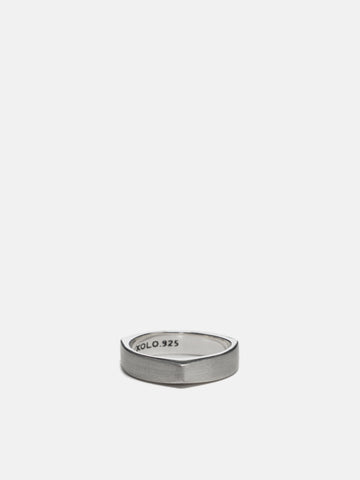 XOLO JEWELRY Triangle 3D Ring with Hair Line, Rings
